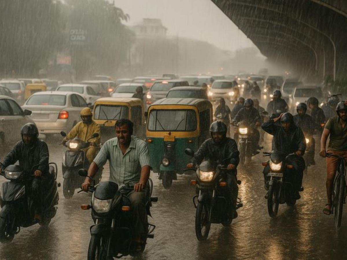 Rajasthan Weather: मानसून के चलते राजस्थान में प्रलय आने की संभावना! भयंकर बारिश देख मौसम विभाग ने दिया रेड अलर्ट - Photo Gallery