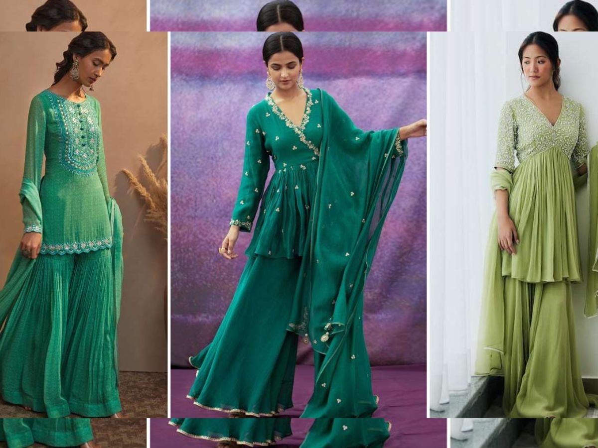 Teej special 2025: तीज पर दिखना है सबसे खास,  यहां देखें लेटेस्ट आउटफिट आइडियाज! - Photo Gallery