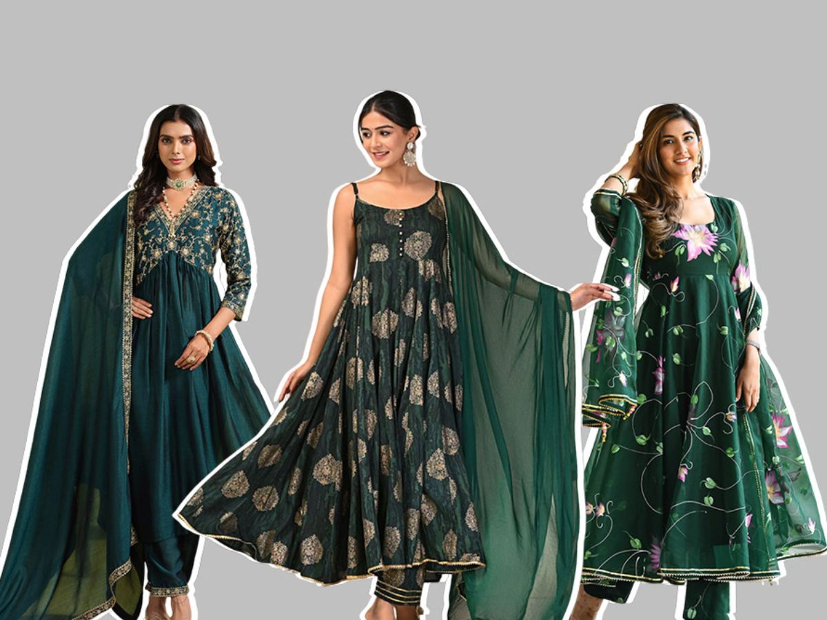 Teej special 2025: तीज पर दिखना है सबसे खास,  यहां देखें लेटेस्ट आउटफिट आइडियाज! - Photo Gallery