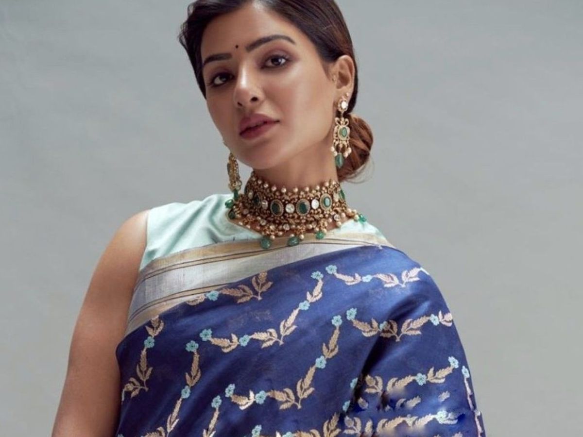 Samantha Ruth Prabhu की साड़ी से लेकर वेस्टर्न ड्रेस तक की जर्नी, करेगी आपको इंस्पायर और कॉंफिडेंट दिखने में मदद - Photo Gallery