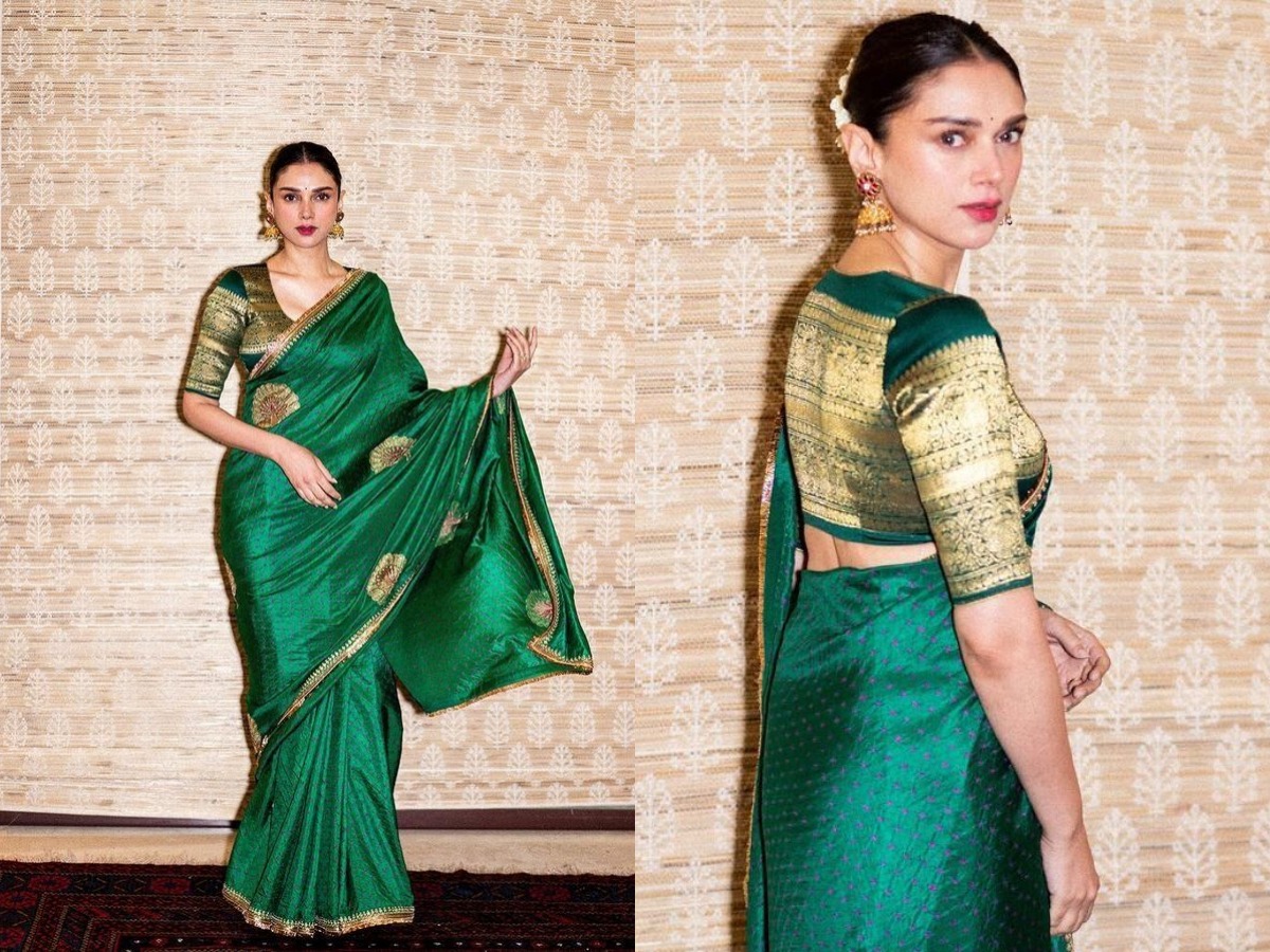 Hariyali Teej 2025: देखें खूबसूत Green Banarsi Saree आइडिया! दिखेंगी बॉलिवुड एक्ट्रेस की तरह खूबसूरत, पति भी हो जायेंगे लट्टू - Photo Gallery