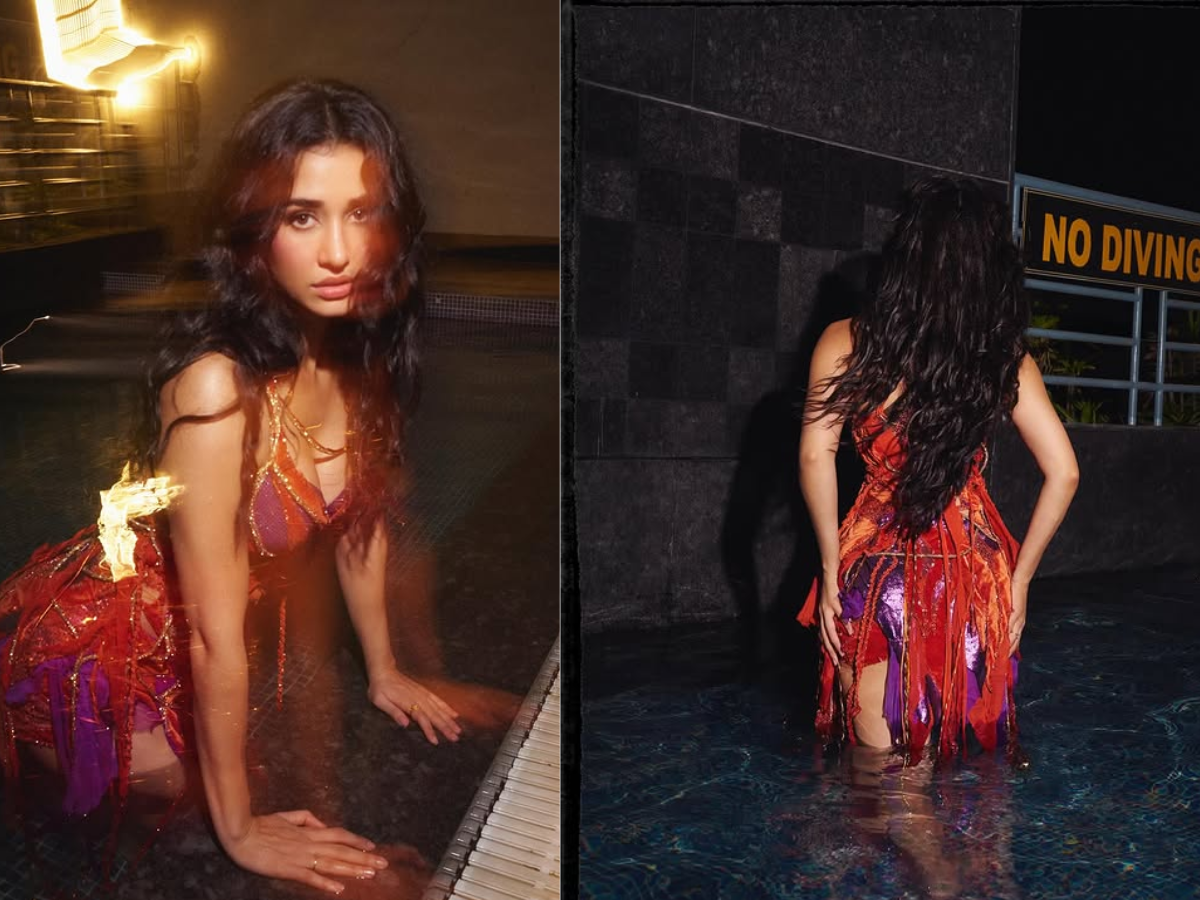 Disha Patani set the swimming pool on fire - Photo Gallery