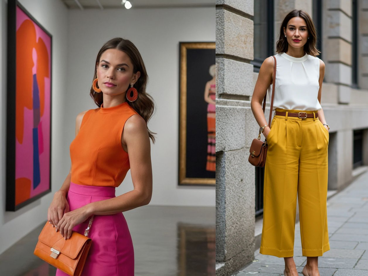 Clothes of different colors according to body shape - Photo Gallery