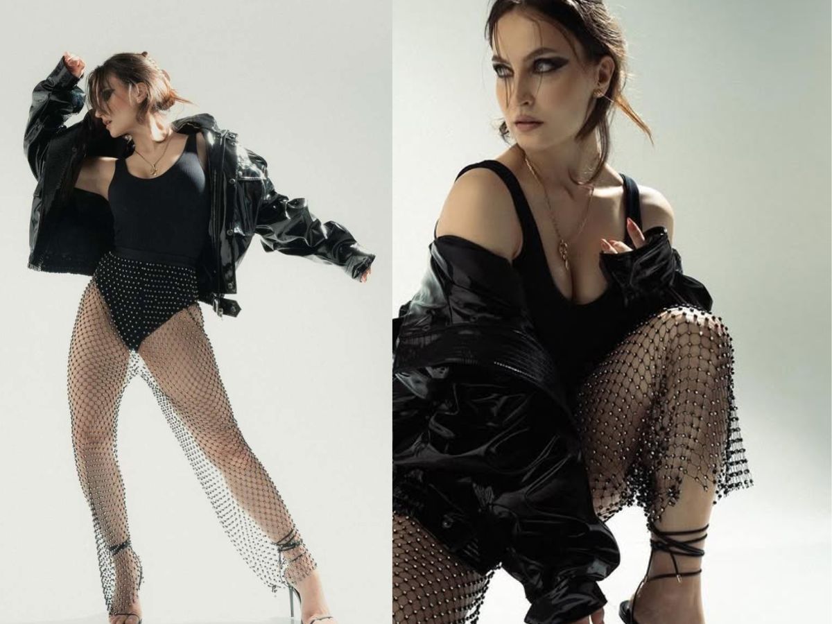 Elli Avram made everyone crazy with her black bodysuit - Photo Gallery