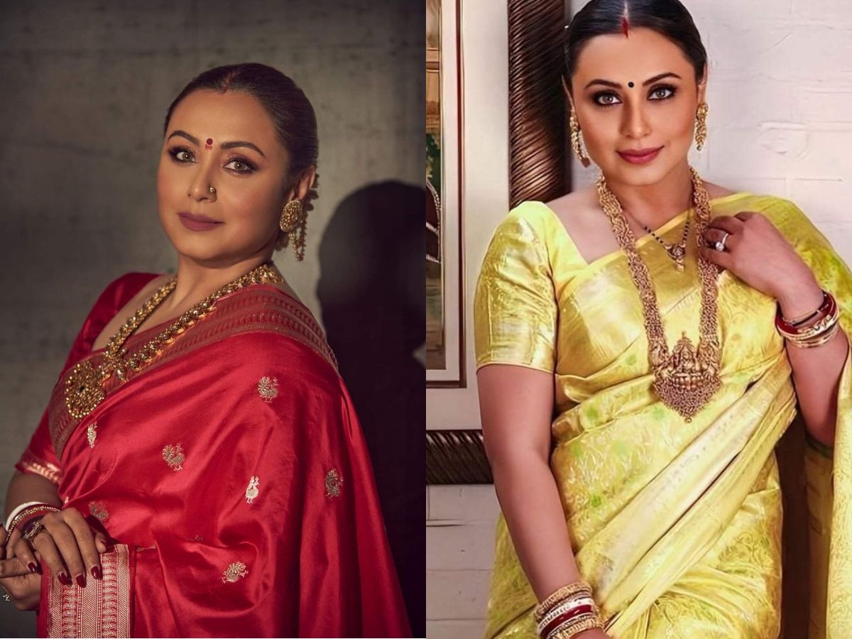 Rani mukherji के इन आउटफिट्स से इंस्पायर्ड हो सकता है आपका Rakshabandhan लुक। - Photo Gallery