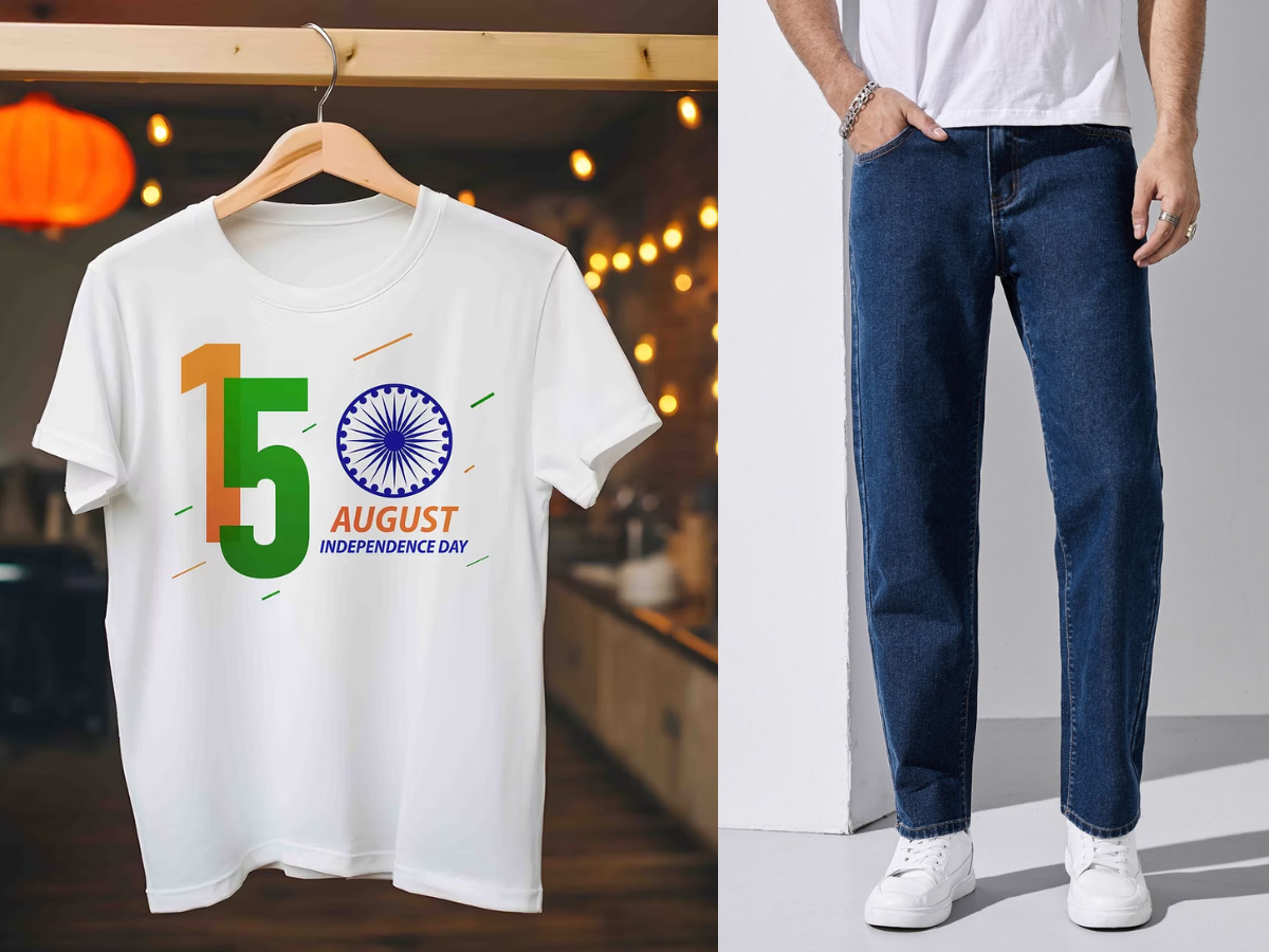 graphic tees With Blue jeans - Photo Gallery