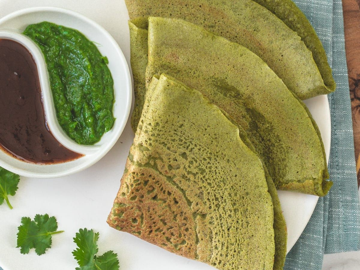 Moong Dal Cheela - Photo Gallery