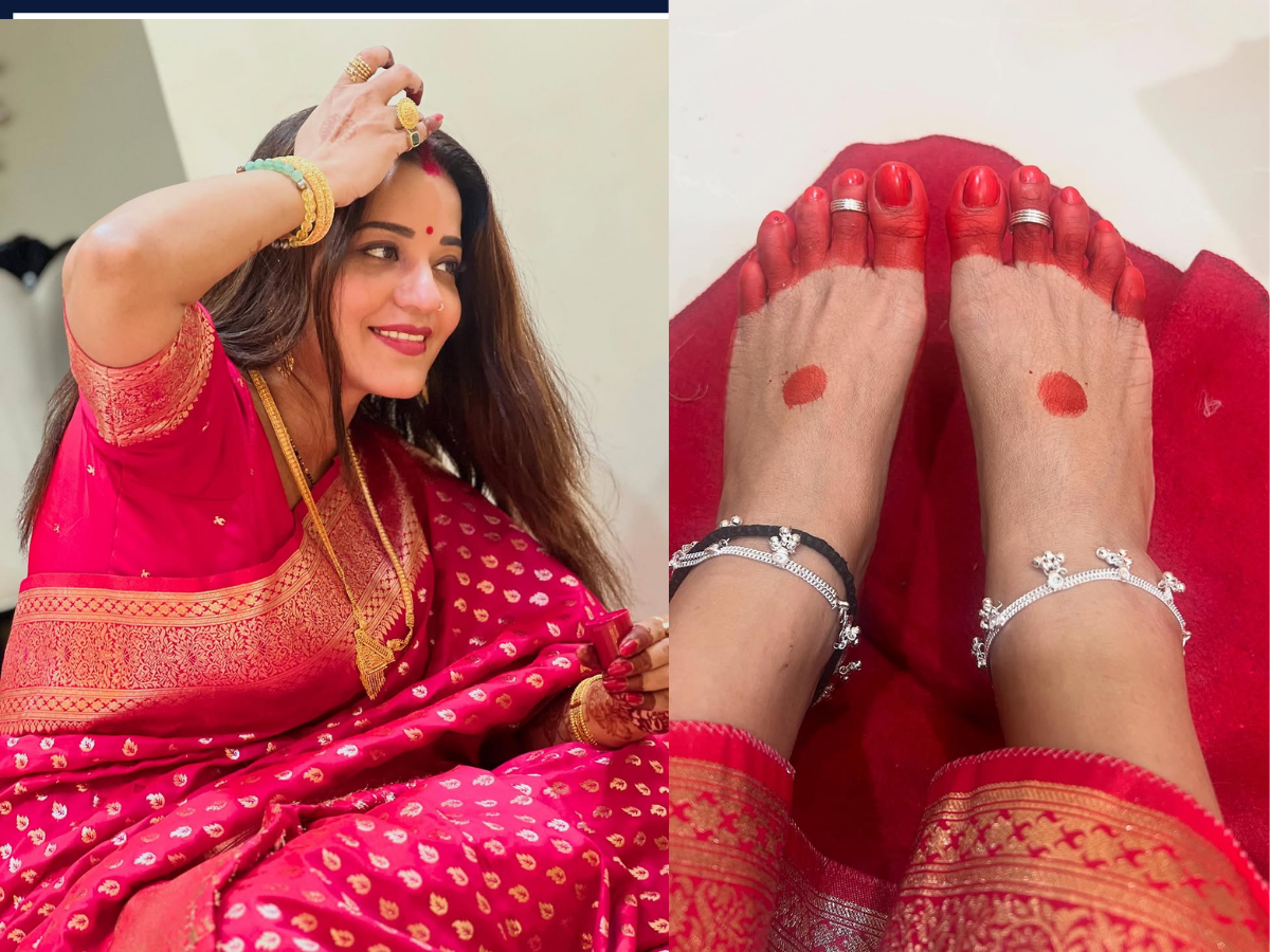 Monalisa Applied Alta On Her Feet - Photo Gallery