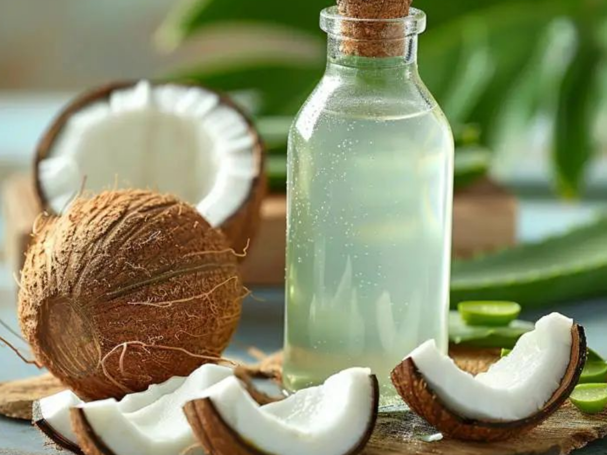 Coconut Oil Makes The Skin Soft And Shiny