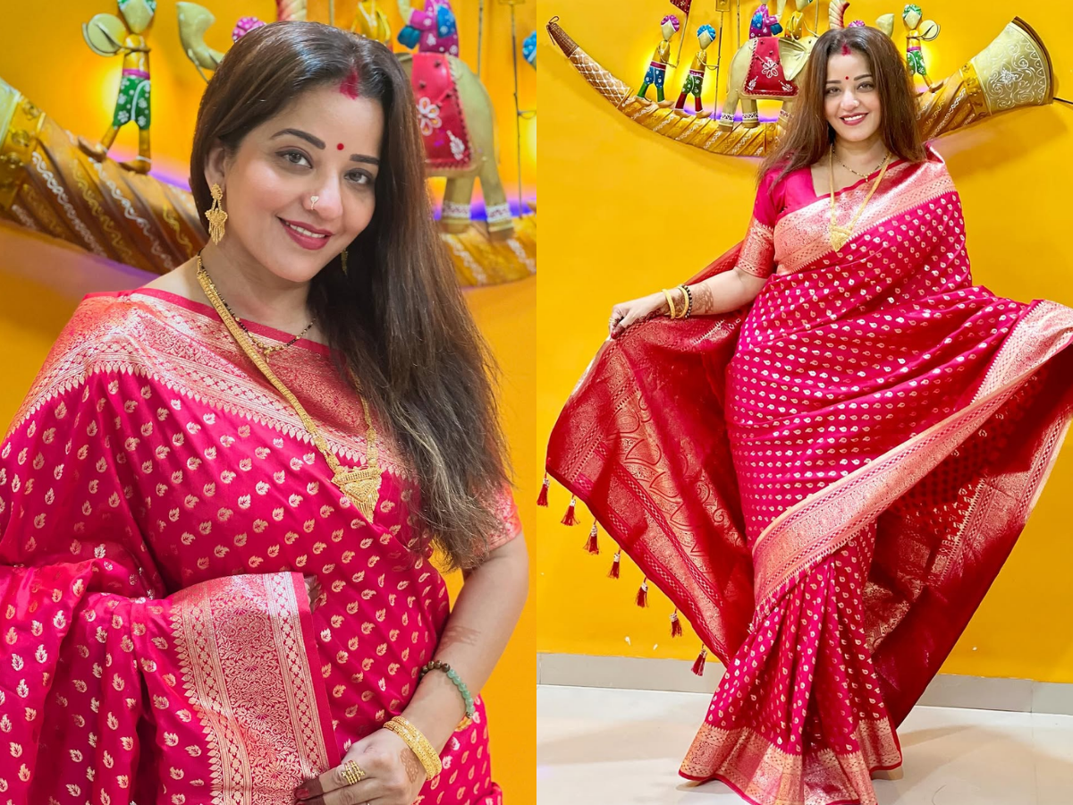 Monalisa Is Giving Stylish Pose In Front Of The Camera - Photo Gallery