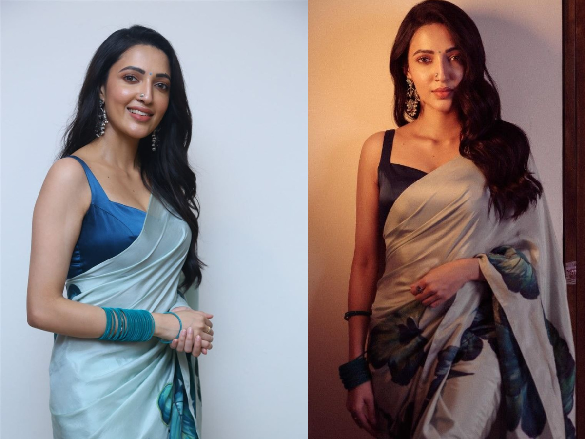 Neha Shetty Designer saree looks की ये हॉट लुक्स देखकर हो जाएंगे shocked - Photo Gallery