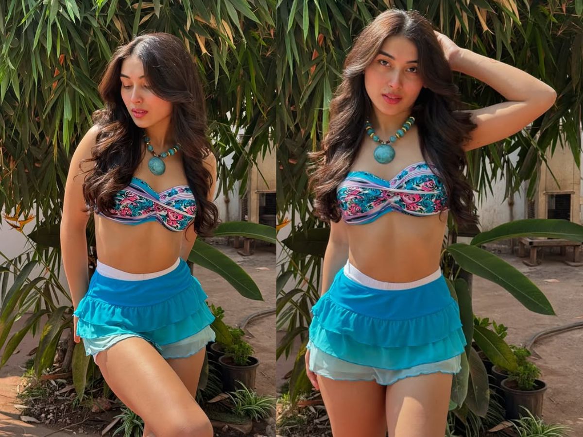 Aakriti Negi's blue-hot combo look - Photo Gallery