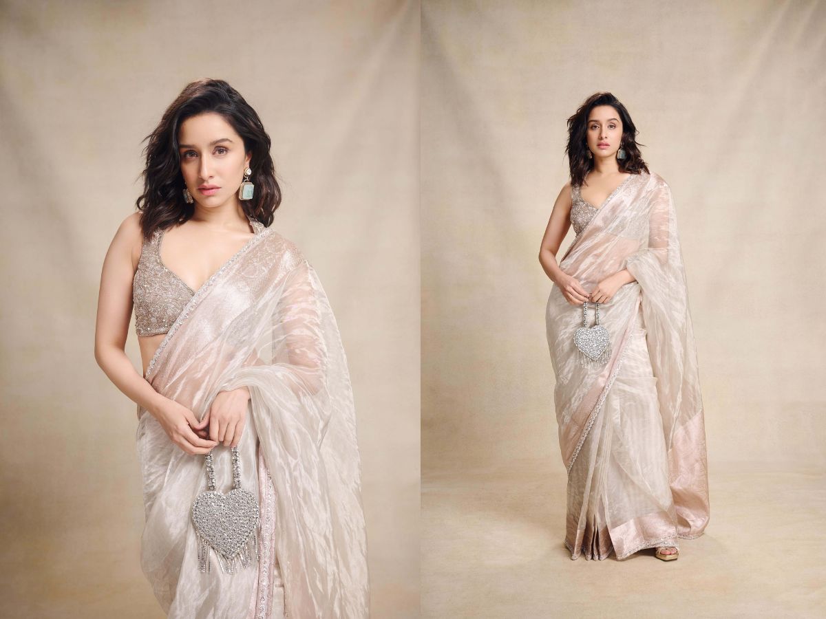 Shraddha's saree look wrapped in delicate gestures - Photo Gallery