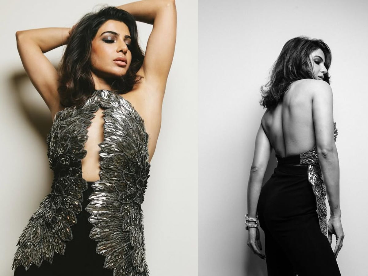 Samantha backless figure bold look - Photo Gallery