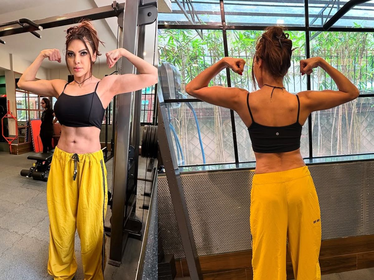 bold-fitness-diva-sherlyn-chopra-leaves-fans-breathless-in-gym हॉट जिम मूव्स में Sherlyn Chopra की बोल्डनेस ने तोड़ी सारी हदें