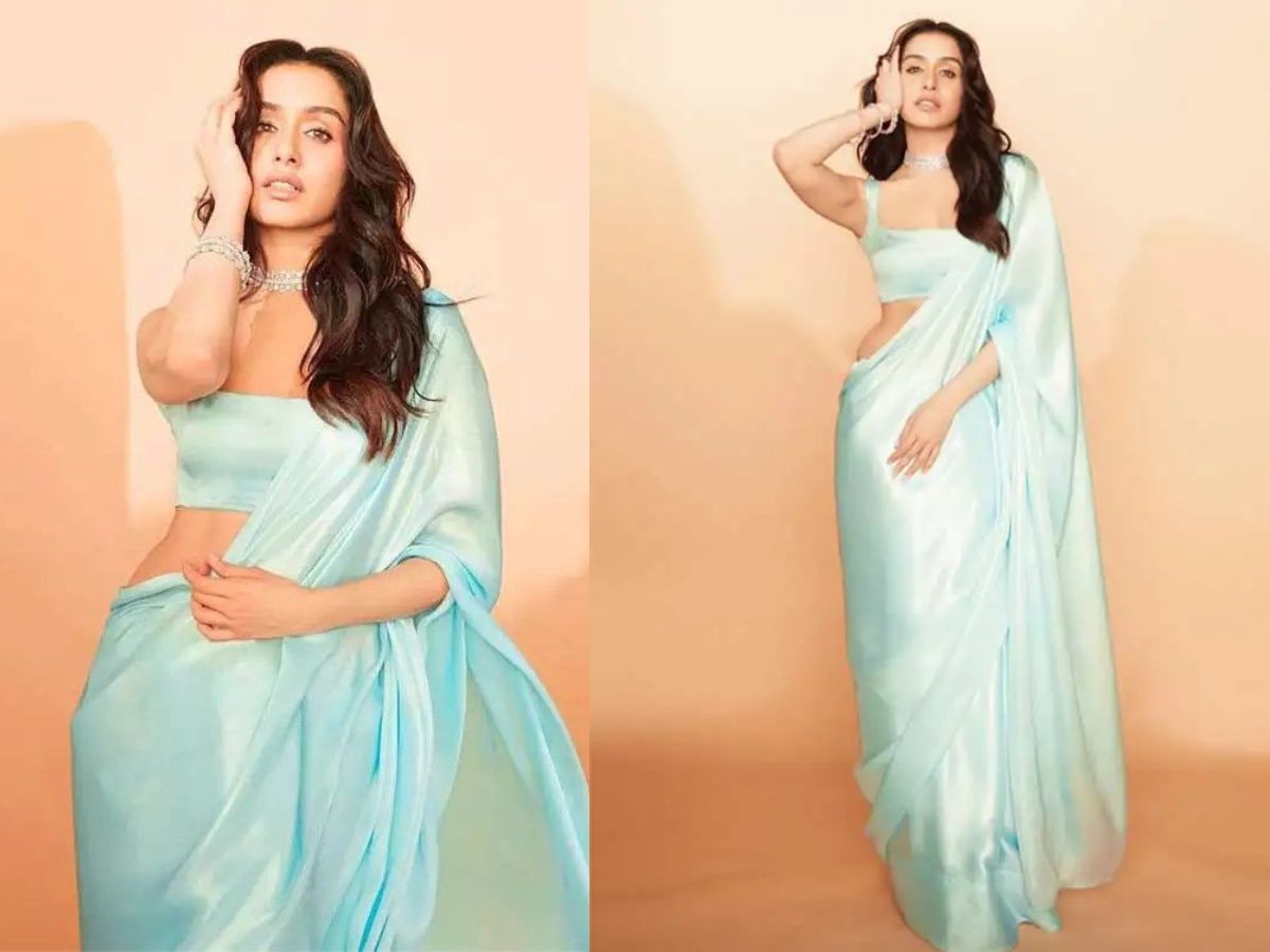 ग्लैमरस रेड साड़ी में Shraddha Kapoor का चार्म, देख फैंस हुए बेकाबू - Photo Gallery