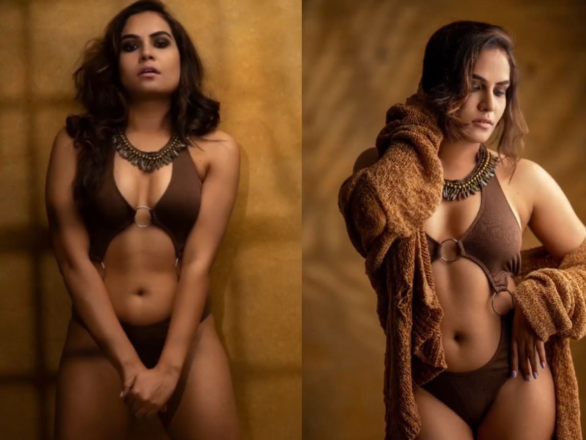 कैमरे में क़ैद हुआ Roopa Rayappa का ऐसा दिलकश और बोल्ड अंदाज की देख सबने बोला “शरम वरम बेच दी है क्या?” - Photo Gallery