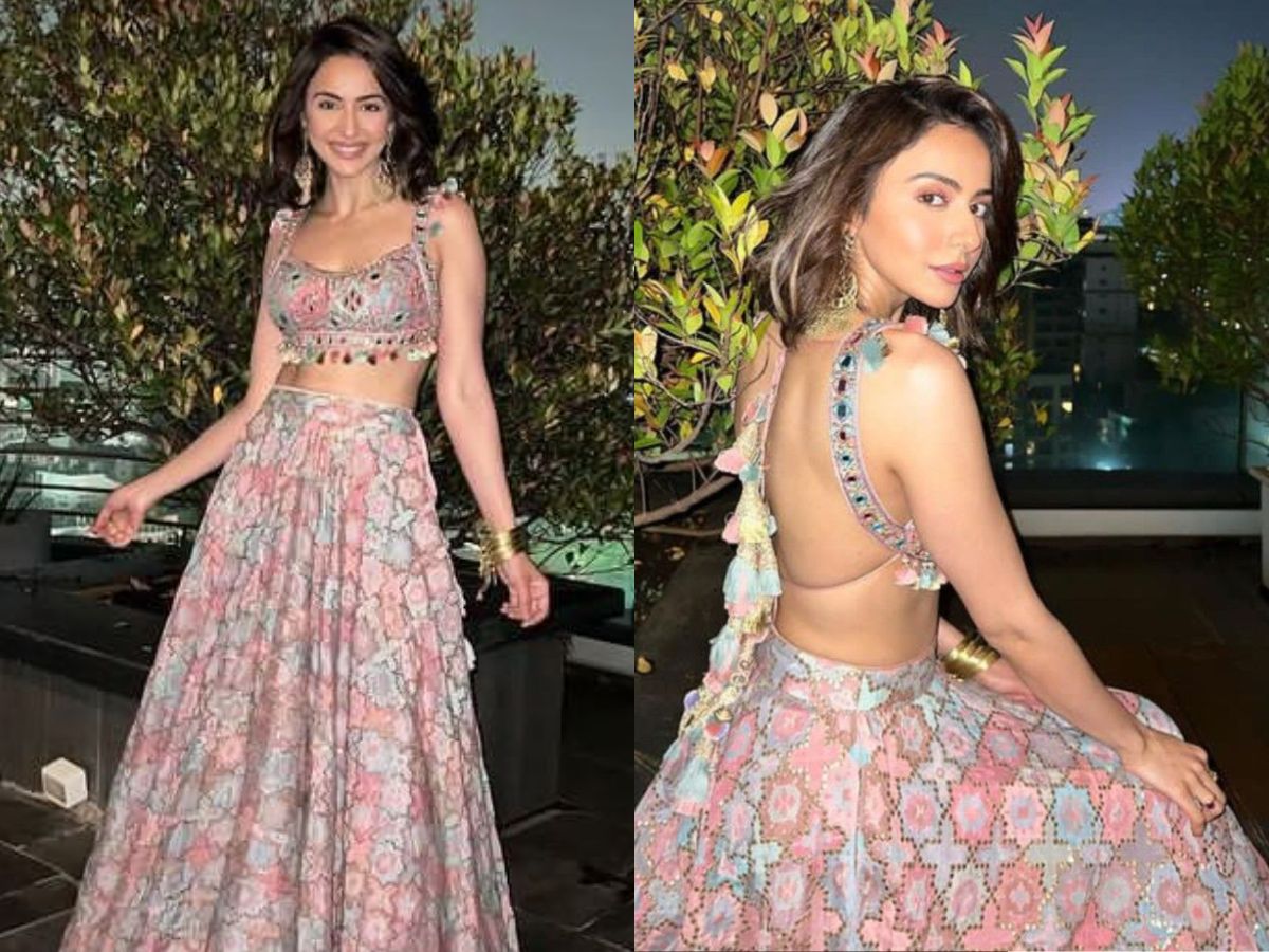 actress-rakul-preet-singh-inspired-sexy-and-hot-traditional-ethnic-glam-look-that-will-double-up-your-fashion-sense लहंगे में Rakul Preet Singh, इनके एथनिक लुक्स ने बढ़ाया ग्लैमर का पारा, देख कर दिल थाम लेंगे आप भी