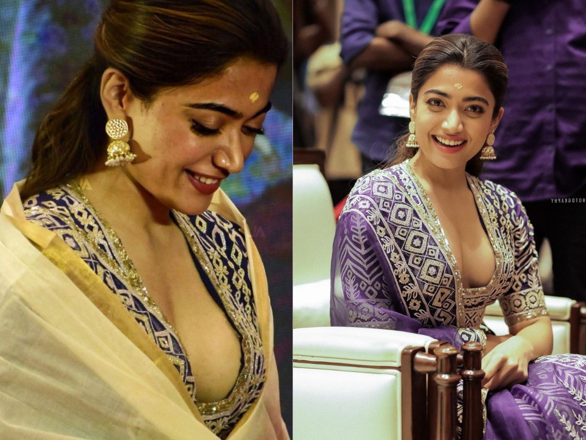 नेशनल क्रश Rashmika Mandanna ने अपने बोल्ड लुक्स और सेक्सी अंदाज में ढाया कहर जिन पर फिदा हुए फैन्स - Photo Gallery