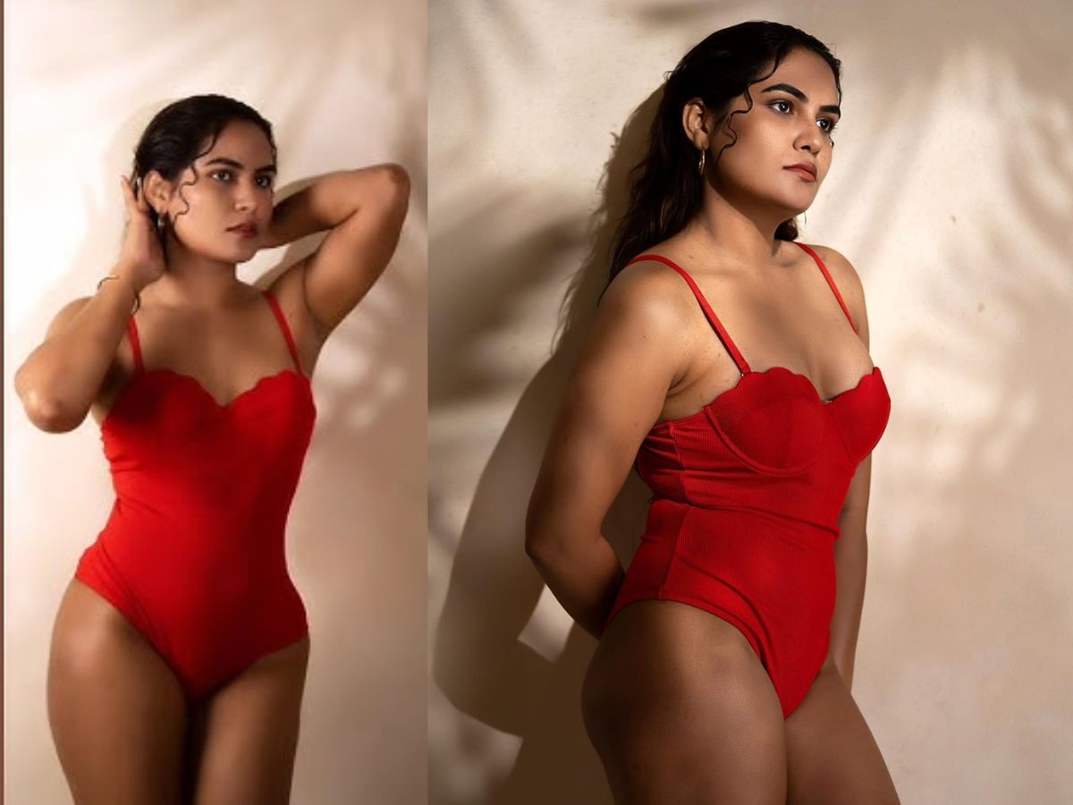 कैमरे में क़ैद हुआ Roopa Rayappa का ऐसा दिलकश और बोल्ड अंदाज की देख सबने बोला “शरम वरम बेच दी है क्या?” - Photo Gallery