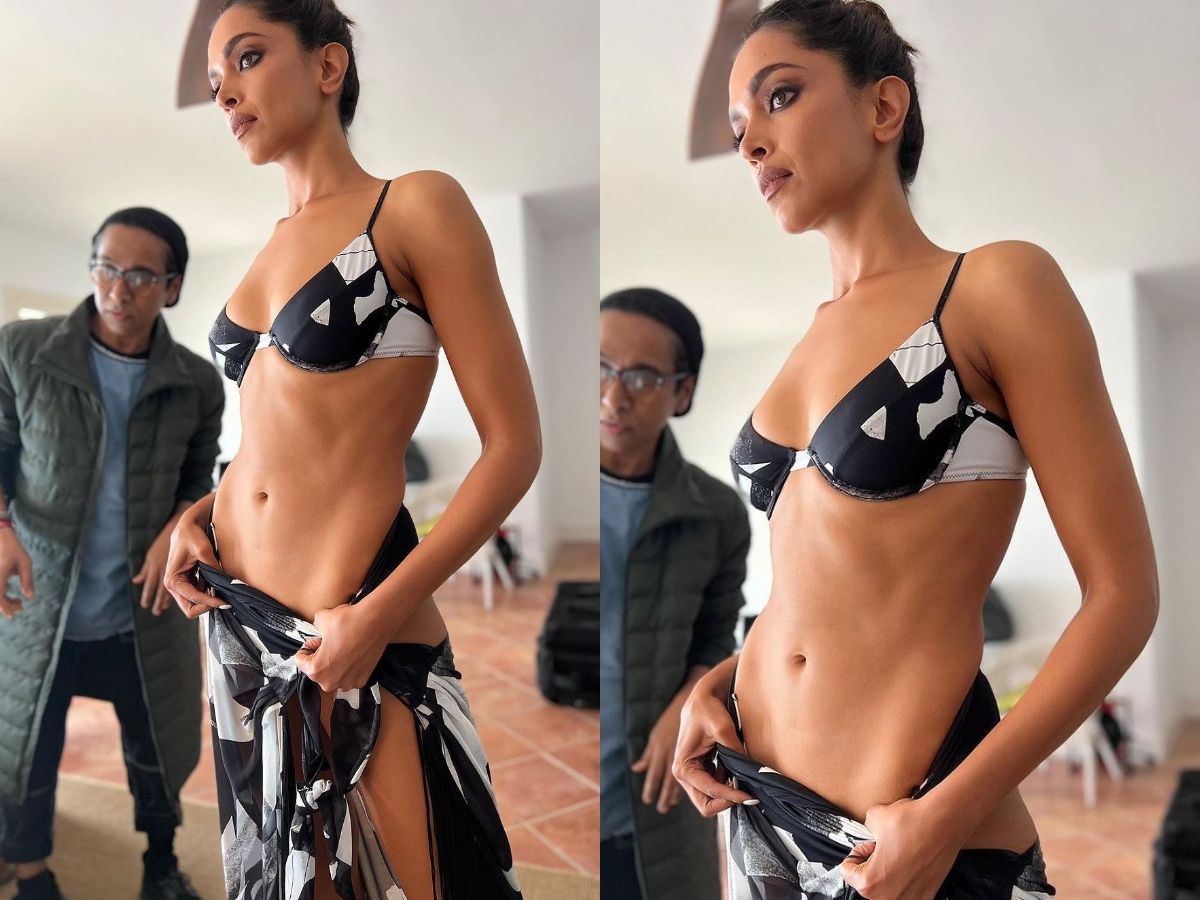 Posing in a bikini in front of the mirror - Photo Gallery