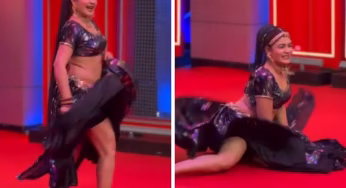 Gori Nagori Video: लहंगा उठाकर नाचीं, नहीं की परवाह और डांस के चक्कर में दिखा नीचे का ‘सबकुछ’