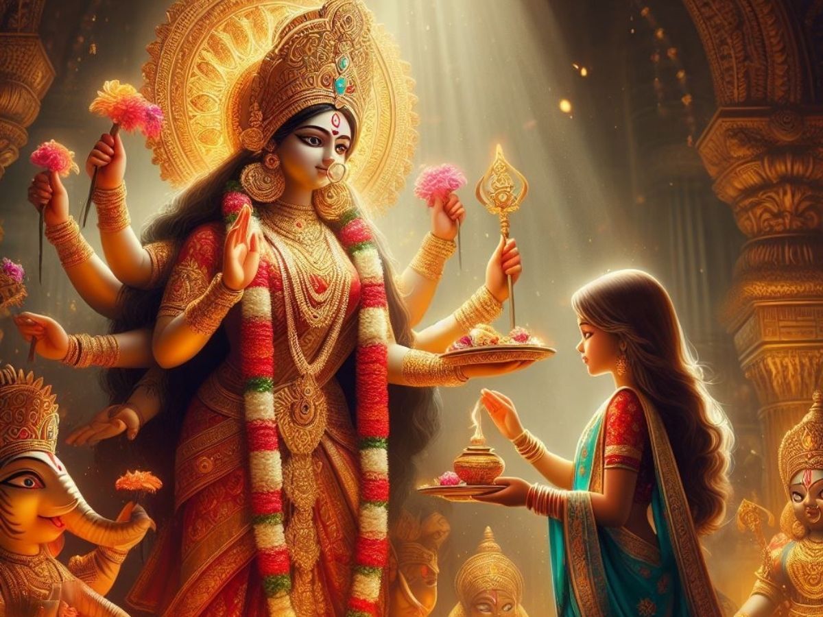 Worshiping girls brings happiness and prosperity to the home. - Photo Gallery