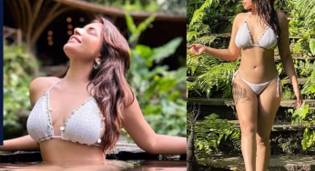 Shama Sikander ने व्हाइट बिकिनी पहन पूल में लगाई ऐसी छलांग, फैंस बोले- क्या करवा के मानोगी