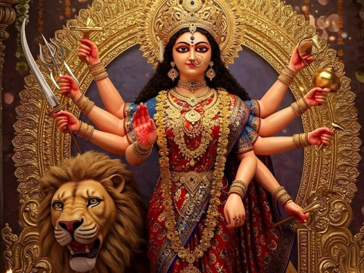 Happy Shardiya Navratri 2025 Wishes: शारदीय नवरात्रि पर अपने मित्रों और परिजनों को भेजें शुभकामनाएं - Photo Gallery