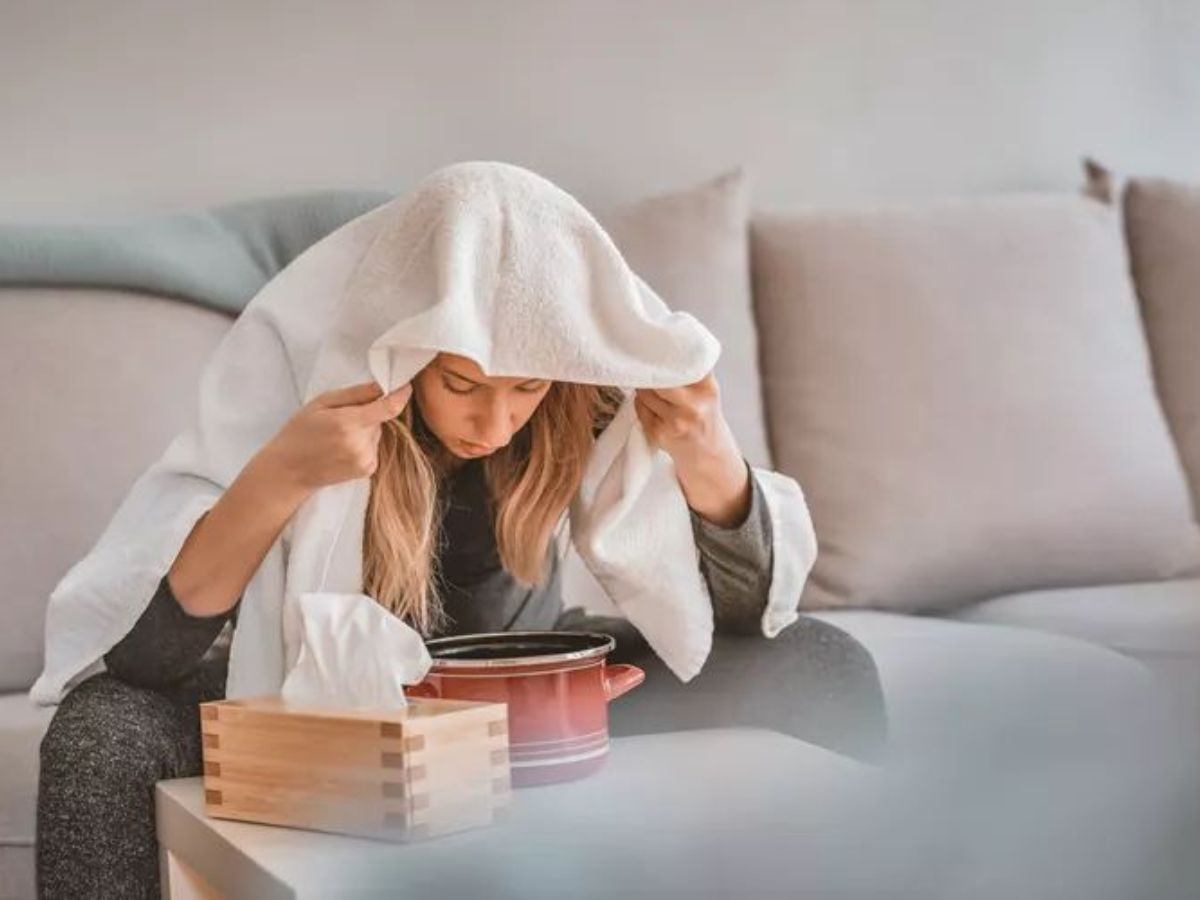 Steam Inhalation - Photo Gallery