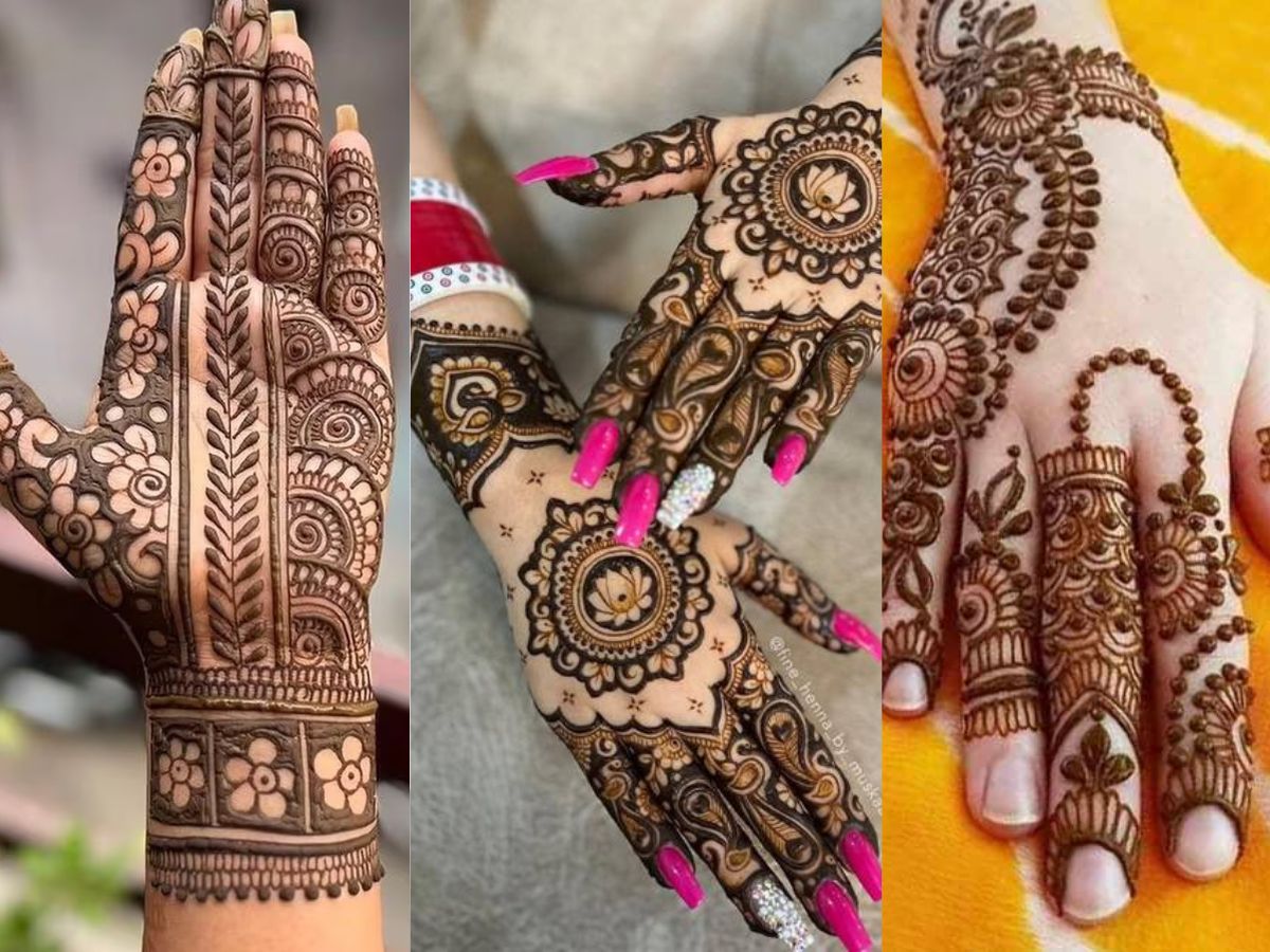 10 मिनट में लग जाएंगे ये Easy Mehndi Designs, करवाचौथ पर हाथों की रंगत देख पिया भी होंगे खुश! - Photo Gallery