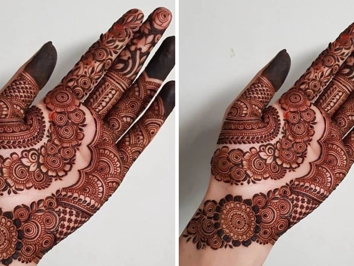 10 मिनट में लग जाएंगे ये Easy Mehndi Designs, करवाचौथ पर हाथों की रंगत देख पिया भी होंगे खुश! - Photo Gallery