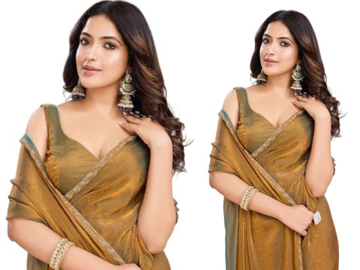 Karva Chauth 2025: इस करवाचौथ पर क्लासिक गोल्डन सिल्क साड़ी से पाए स्टाइलिश लुक और लगाए अपनी ख़ूबसूरती में चार चाँद - Photo Gallery