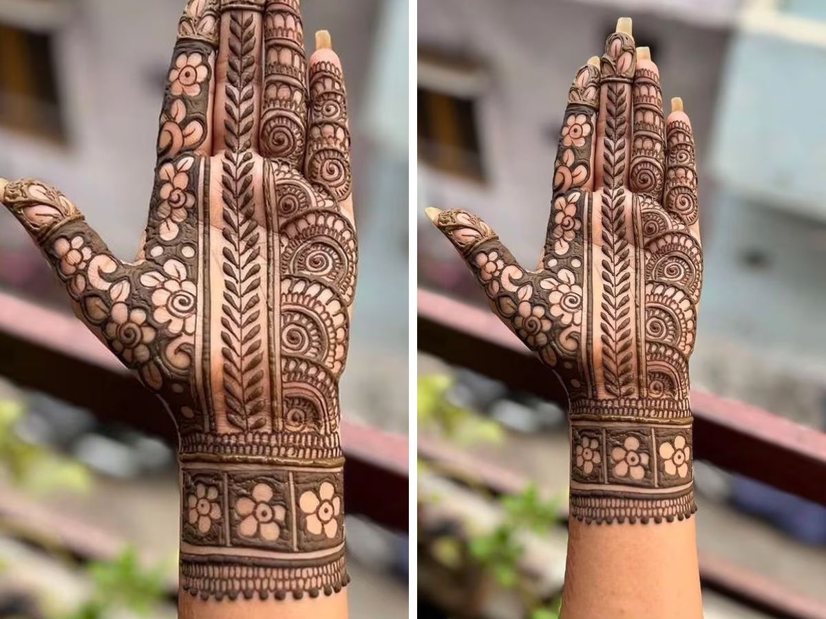 10 मिनट में लग जाएंगे ये Easy Mehndi Designs, करवाचौथ पर हाथों की रंगत देख पिया भी होंगे खुश! - Photo Gallery
