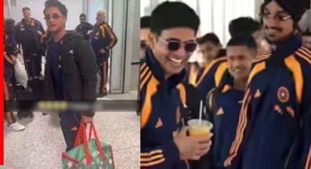 सब्जी वाला झोला लेकर एयरपोर्ट पहुंचे Abhishek Sharma! खिलाड़ियों ने उड़ाया मजाक, वीडियो वायरल