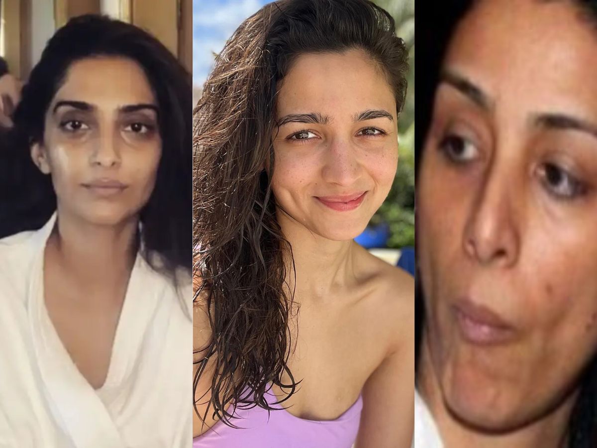 मेकअप की परत हटते ही ऐसी दिखती हैं बॉलीवुड की टॉप एक्ट्रेस! ऐश्वर्या-सोनम को पहचानना भी मुश्किल - Photo Gallery