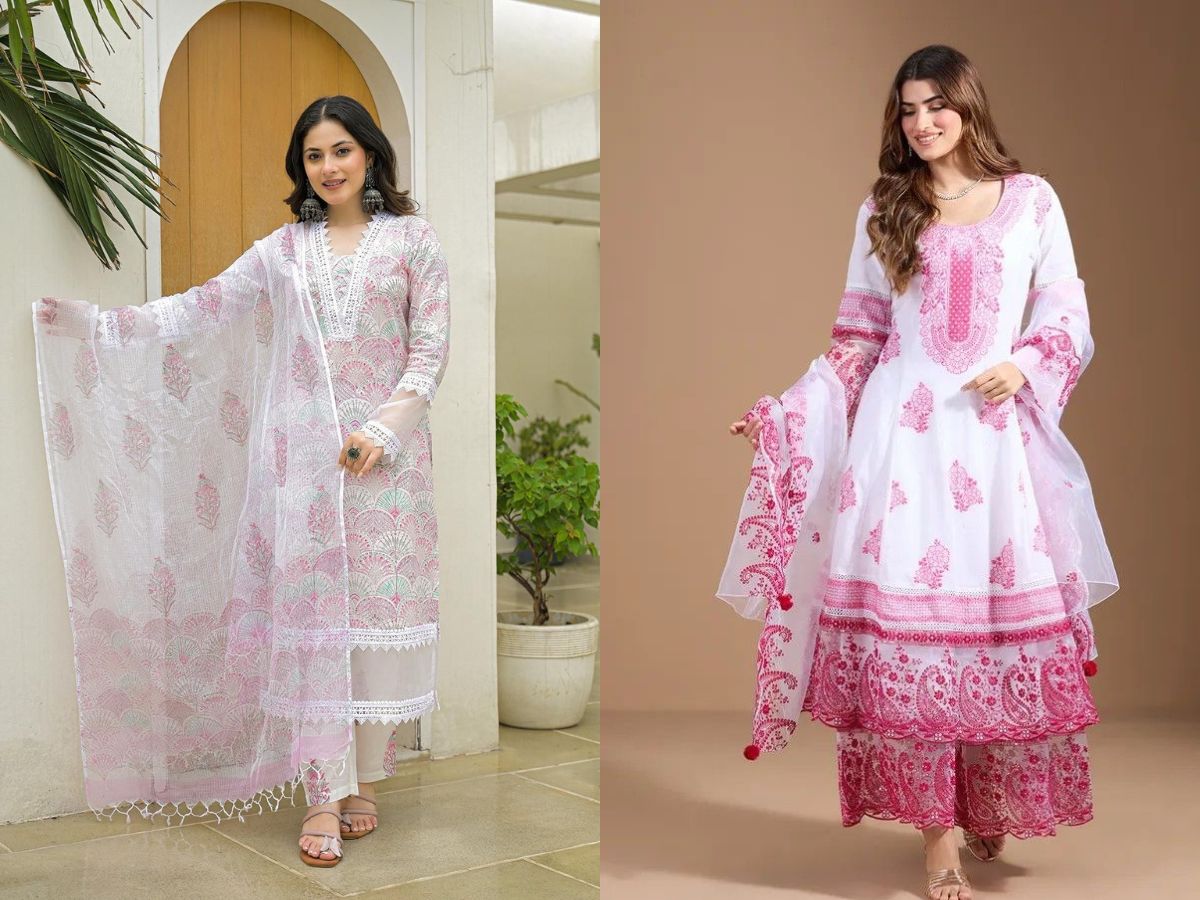 Handblock Print Kurta Set - Photo Gallery