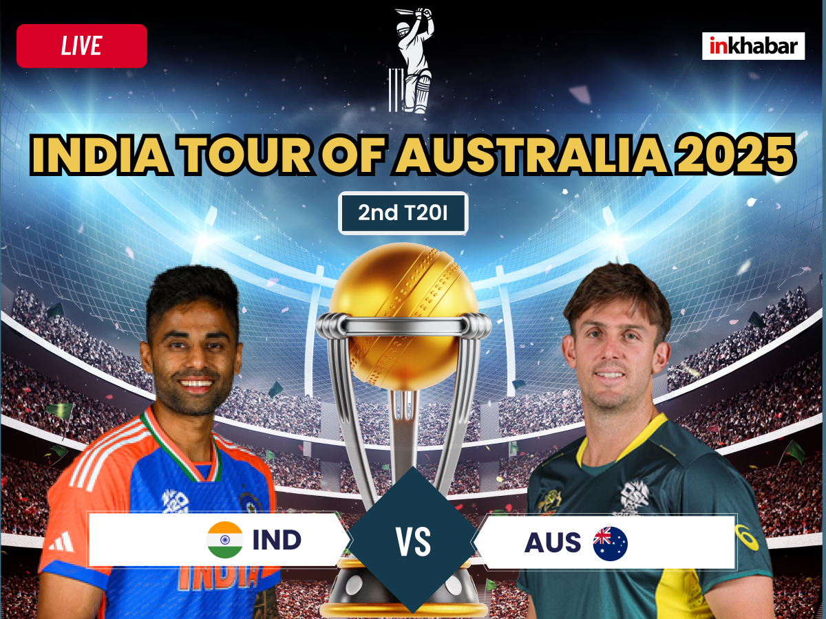 Ind Vs Aus 2nd T20_ABHISHEK SHARMA_JOSH HAZELWOOD