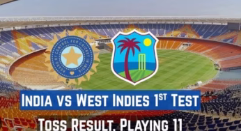 IND vs WI FIRST TEST PLAYING 11: विंडीज़ ने जीता टॉस, चुनी पहले बल्लेबाज़ी, गिल ने अचानक बदली प्लेइंग 11, तूफानी ऑलराउंडर को किया बाहर