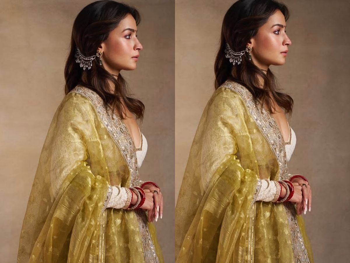 Alia Bhatt: साड़ी में छाईं कपूर खानदार की लाडली बहू, खूबसूरती देख अटकी फैन्स की सांसे - Photo Gallery