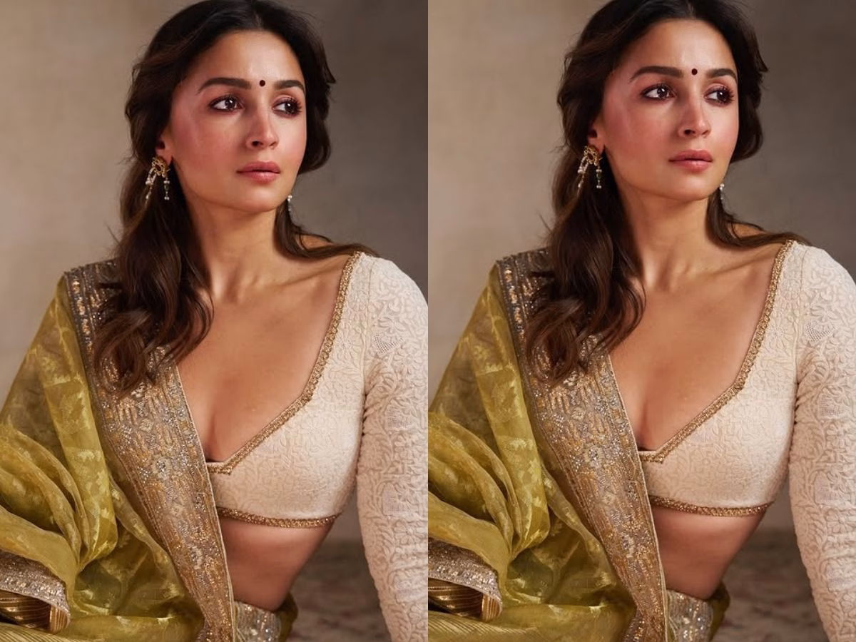 Alia Bhatt: साड़ी में छाईं कपूर खानदार की लाडली बहू, खूबसूरती देख अटकी फैन्स की सांसे - Photo Gallery