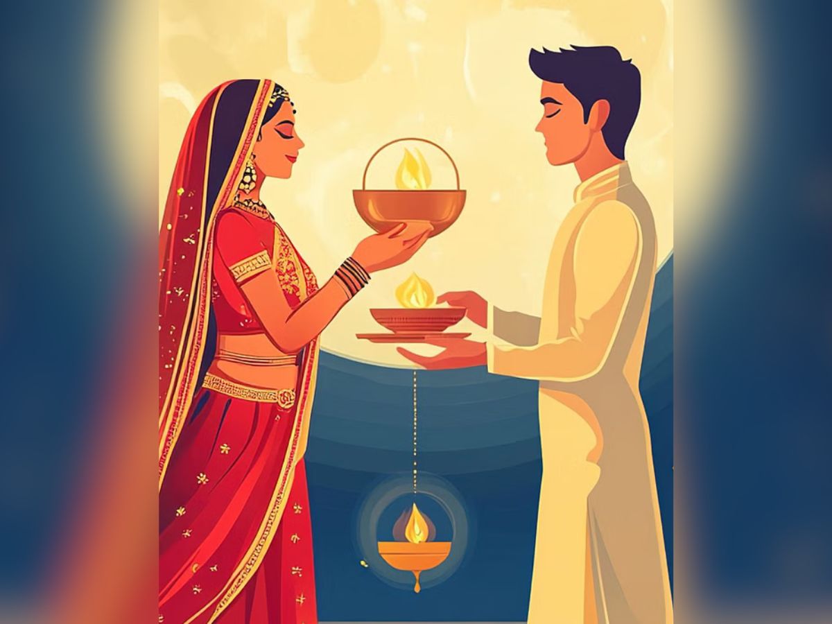 Karwa Chauth 2025 Wishes :  इन खास संदेशों से करवाचौथ पर करें अपने पार्टनर को विश, रिश्तों में घुलेगी मिठास..! - Photo Gallery
