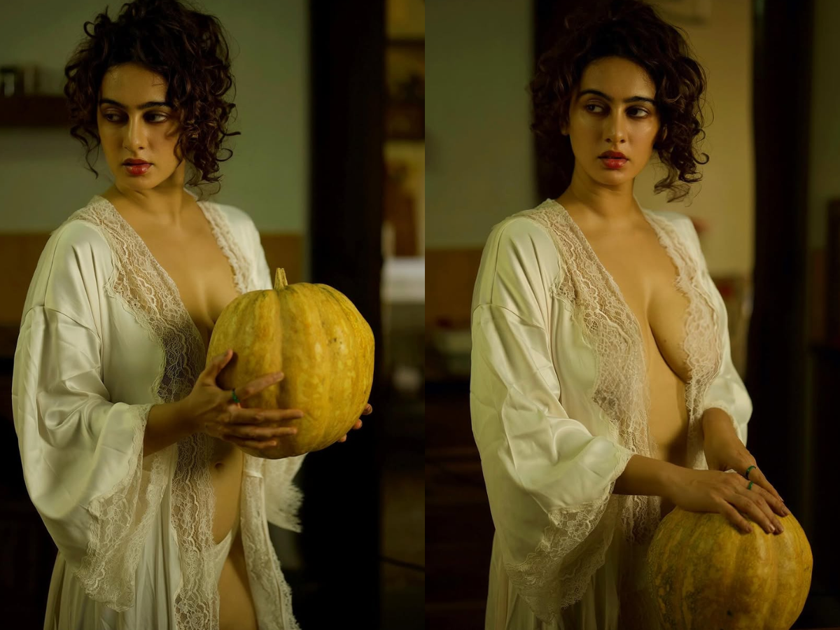 चाकू के सहारे हसीना ने छुपाया शरीर का ऐसा अंग, बोल्डनेस देख हर कोई रह गया दंग! - Photo Gallery