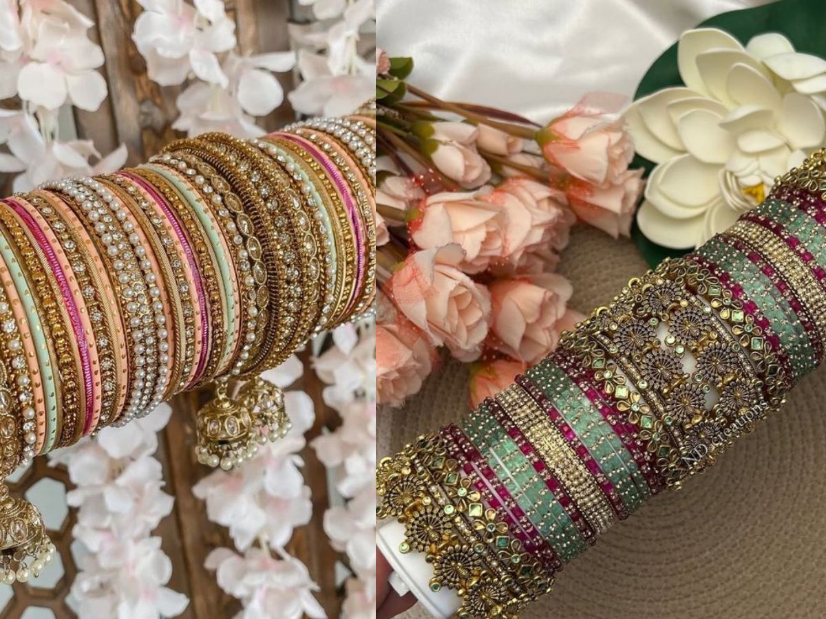 KarwaChauth2025: पति के लिए सजें सबसे खास! करवा चौथ पर ट्राई करें ये ट्रेंडिंग बंगल्स डिजाइन्स - Photo Gallery