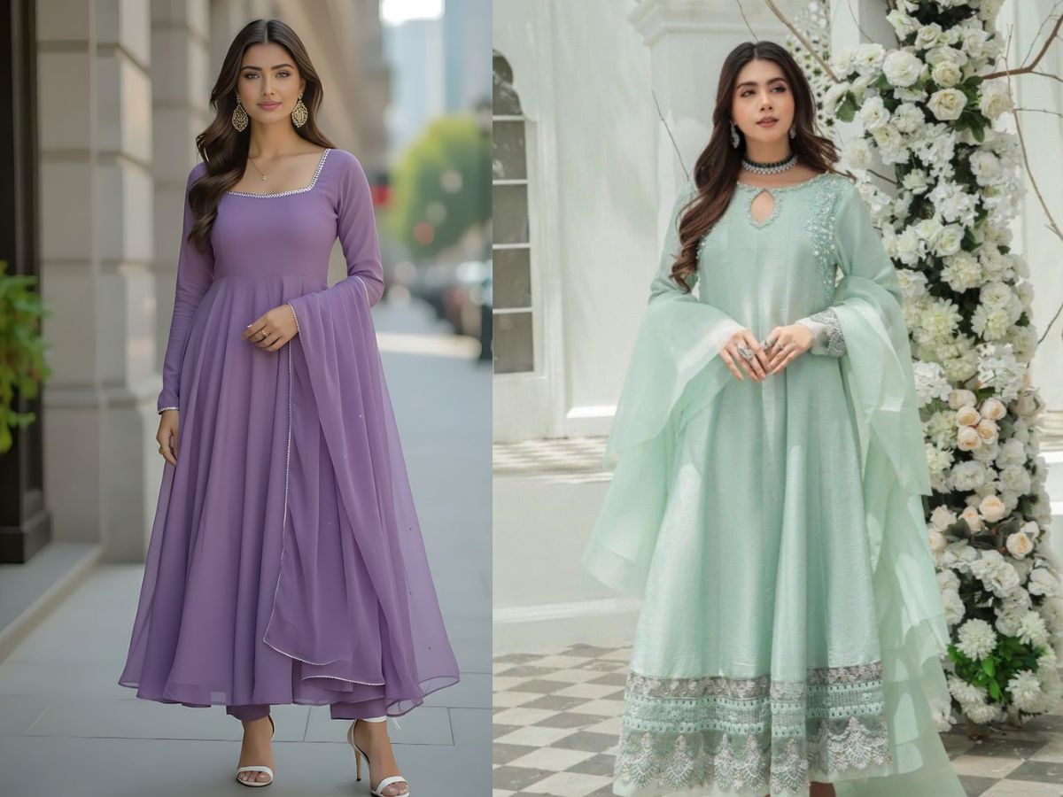 शादी में स्टाइल का जलवा बिखेरना है? तो चुनें ये लेटेस्ट Anarkali Kurta डिजाइन! - Photo Gallery