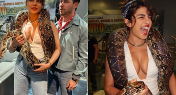 Priyanka Chopra ने गले में लपेटा जिंदा सांप, पति Nick Jonas के रिएक्शन ने कर डाला सबको चकित!