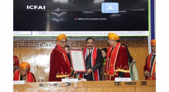 हॉस्पिटैलिटी जगत में नई ऊँचाई: सौवाग्य मोहापात्रा डॉक्टरेट डिग्री से सम्मानित