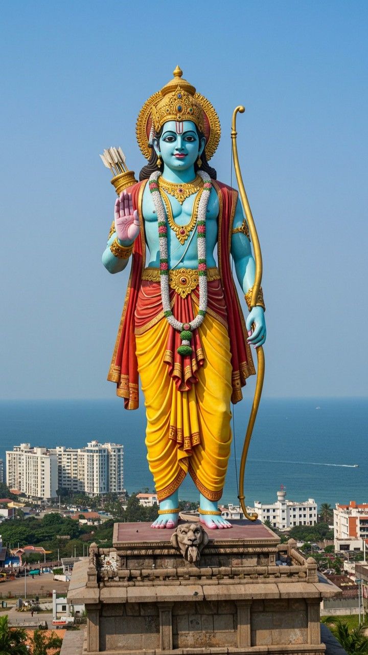 Lord Rama Statue: किस शहर में है श्री राम की सबसे ऊंची मूर्ति? - Photo Gallery