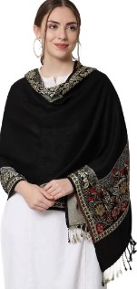 Acrylic Self Design Shawl - Photo Gallery