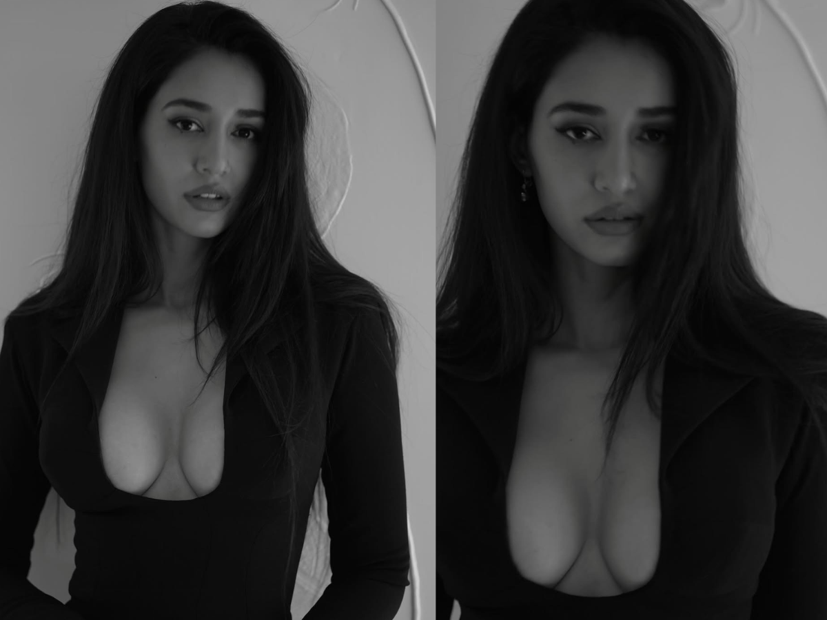 हद से ज्यादा डीप ड्रेस में Disha Patani ने दिखाया क्लीवेज, एक ही जगह पर टिकी रह गई लोगों की नजरें